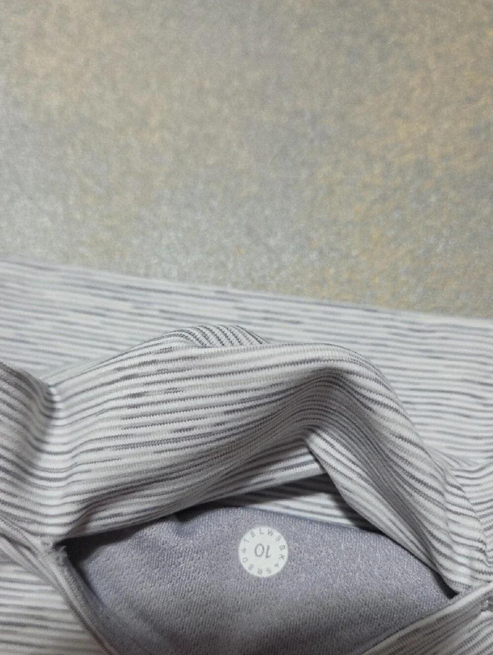 lululemon athletica Light Gray Heather Mesh-Panel Leggings